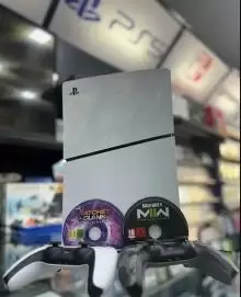 PS5 slim 1tb used like new 2 games 2 controllers best price in lebanon