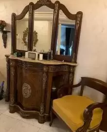 طاولات عدد ٣ باهو فيترين بيعة وحدة خشب ممتاز