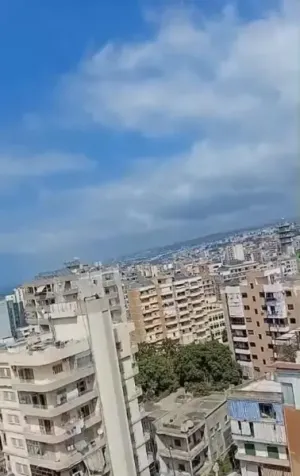 شقة في وسط صيدا قرب ساحة النجمة مع مطل بحري ومطل كاشف للمدينة