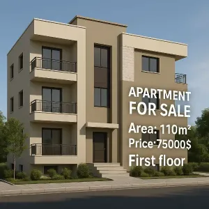 شقة ذابق أول 110م² في الدبية قرب الجامعة العربية