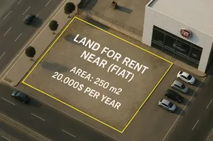 أرض للإيجار 250م² على كورنيش النهر  قرب شركة الFIAT