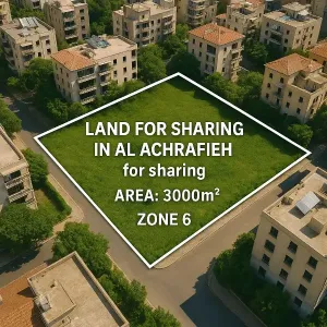 أرض 3000م² على الجعيتاوي(الأشرفية) للمشاركة