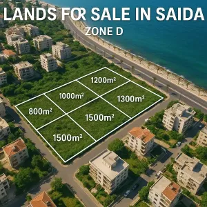 أراضي في صيدا والبستان الكبير للبيع