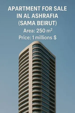 شقة في الأشرفية 240م² في سما بيروت للبيع