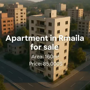 شقة على الرميلة 160م² طابق ثاني للبيع ب 85ألف$