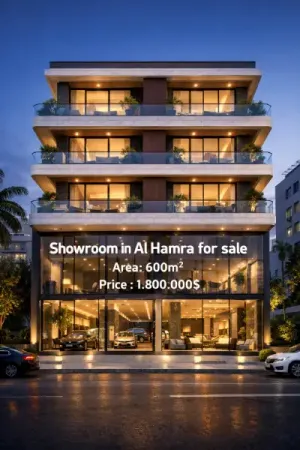 صالة عرض فخمة 600م² مجهزة من طابقين في الحمرا للبيع