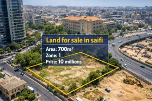 أرض 700م² في الصيفي مدخل السوليدير للبيع